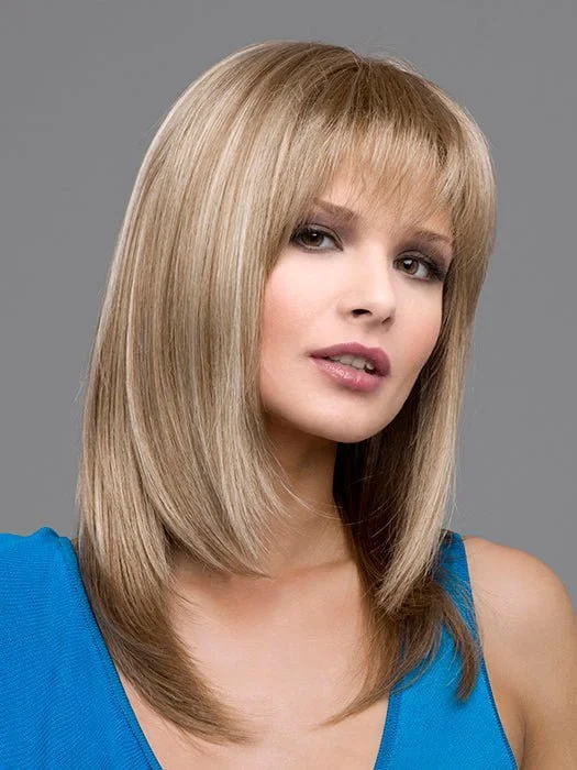 Glueless Human Hair Wigs with Minimal Shedding-Madison | Synthetic Wig (Mono Top)