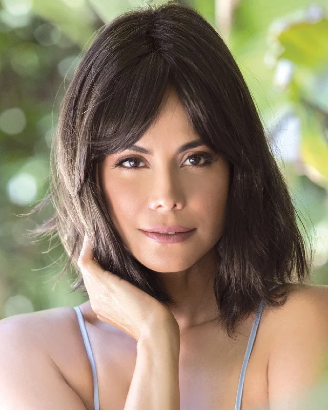 Glueless Human Hair Wigs for Daily Wear-Alexi | Lace front Synthetic Wig by Noriko