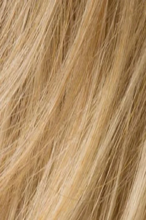 LIGHT-CARAMEL-R | Butterscotch blonde, Light pale blonde, and Med Honey Blonde Blend with med dark blonde Roots