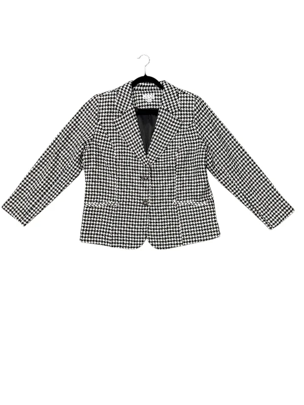 Blazer By Joan Rivers In Black & White, Size: Xl