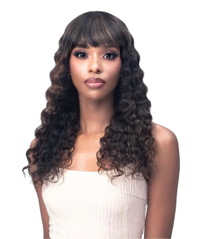 Wear & Go Glueless Wigs with Lace Front-Natural-Looking No Lace Wigs--Bobbi Boss Lace Front Wig- Mh1340 Deborah Wear & Go Glueless Wigs with Lace Front-Natural-Looking No Lace Wigs--Bobbi Boss Lace Front Wig- Mh1340 Deborah