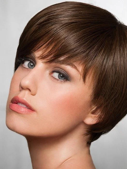 Synthetic Wigs for Low Maintenance Looks-Short & Sleek | HF Synthetic Wig (Basic Cap) | CLOSEOUT Synthetic Wigs for Low Maintenance Looks-Short & Sleek | HF Synthetic Wig (Basic Cap) | CLOSEOUT