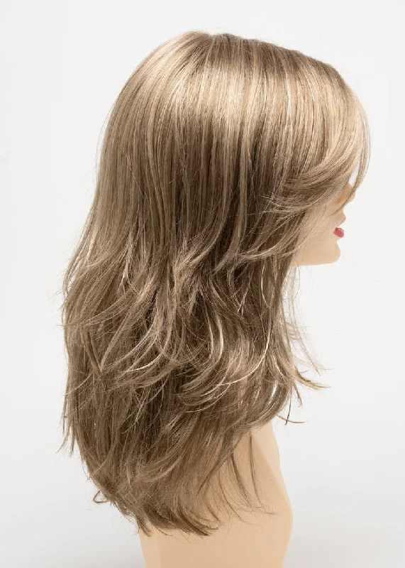 Ginger Cream | A dark beige blonde underneath topped for that “cool” look with an iced blonde