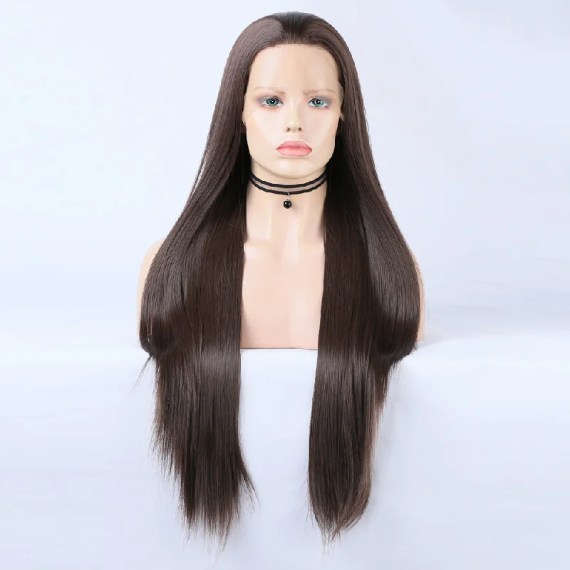 Smooth Petals Long Hair Front Lace Wigtop-rated no lace wigs, best wigs, high-quality no lace wigs, top-rated glueless wigs