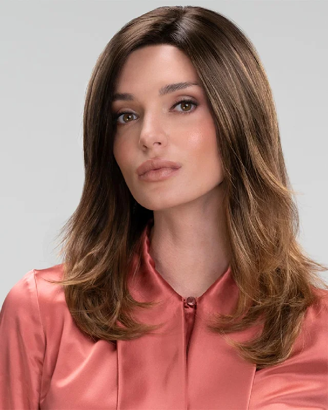 Glueless Human Hair Wigs for Women with Round Faces-Miranda (Exclusive) | Lace Front & Monofilament Part Synthetic Wig by Jon Renau Glueless Human Hair Wigs for Women with Round Faces-Miranda (Exclusive) | Lace Front & Monofilament Part Synthetic Wig by Jon Renau