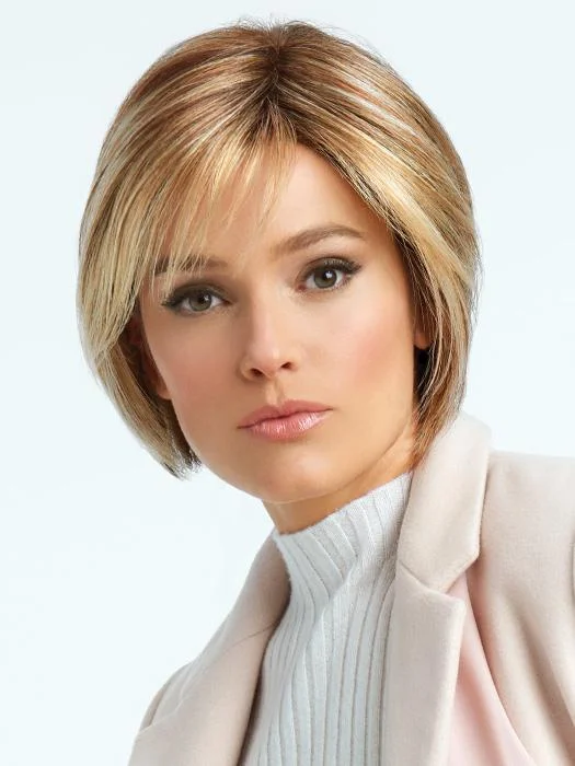 Synthetic Wigs with Ombre Color-Classic Cool | Synthetic Lace Front Wig (Mono Part)