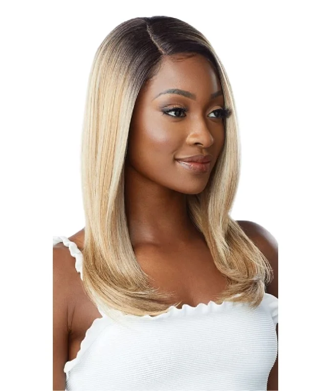 Wear & Go Glueless Wigs with Ombre Color-Natural-Looking No Lace Wigs--Outre Everywear Lace Front Wig - Every 4 Wear & Go Glueless Wigs with Ombre Color-Natural-Looking No Lace Wigs--Outre Everywear Lace Front Wig - Every 4