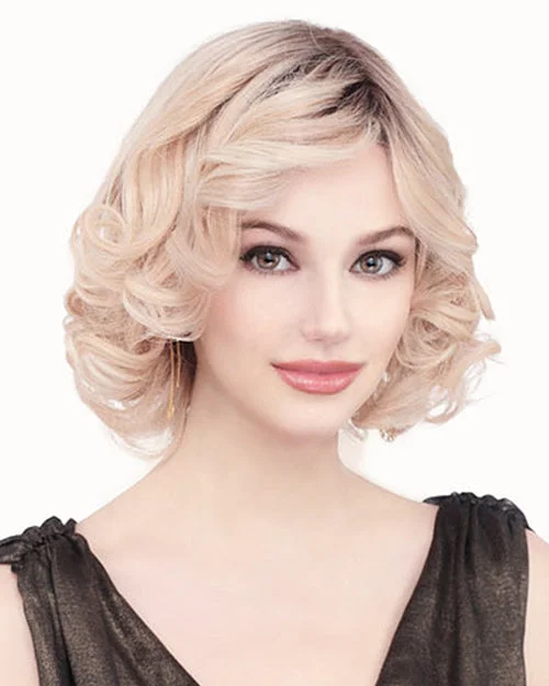 PLF008HM | Lace Front & Monofilament Human Hair Wig by Louis Ferre