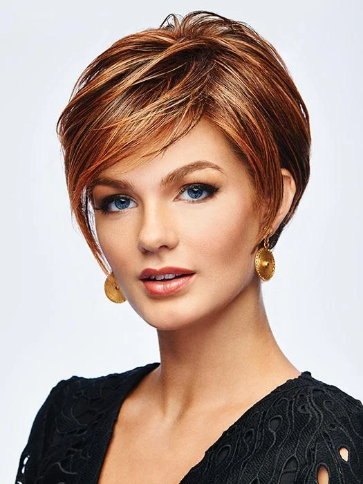 Glueless Human Hair Wigs for Versatile Hairstyles-Take It Short | HF Synthetic Wig (Basic Cap) | CLOSEOUT