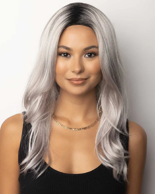 Synthetic Wigs with Highlights-Sage (Exclusive) | Lace Front & Monofilament Part Synthetic Wig by Rene of Paris Synthetic Wigs with Highlights-Sage (Exclusive) | Lace Front & Monofilament Part Synthetic Wig by Rene of Paris