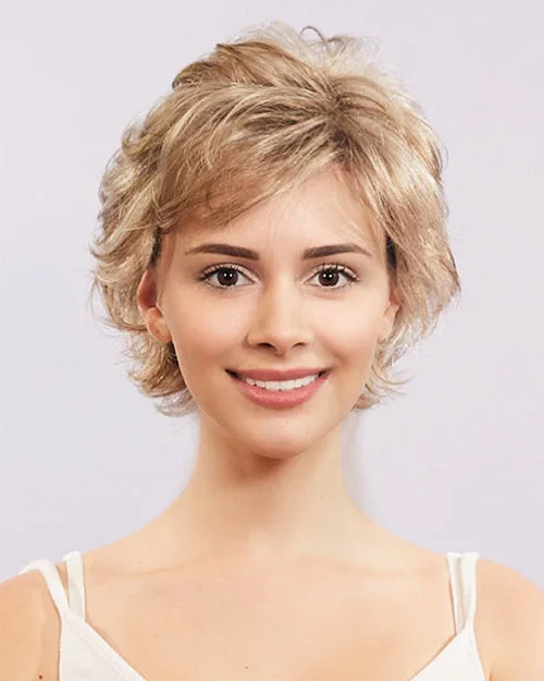 Glueless Human Hair Wigs for All-Day Wear-Tiara | Synthetic Wig by Louis Ferre