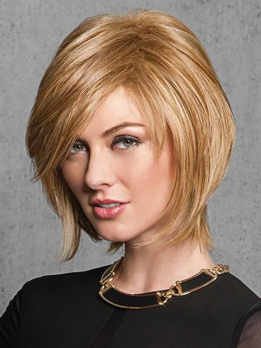 Glueless Human Hair Wigs for Everyday Wear-Sleek & Chic | HF Synthetic Wig (Basic Cap)