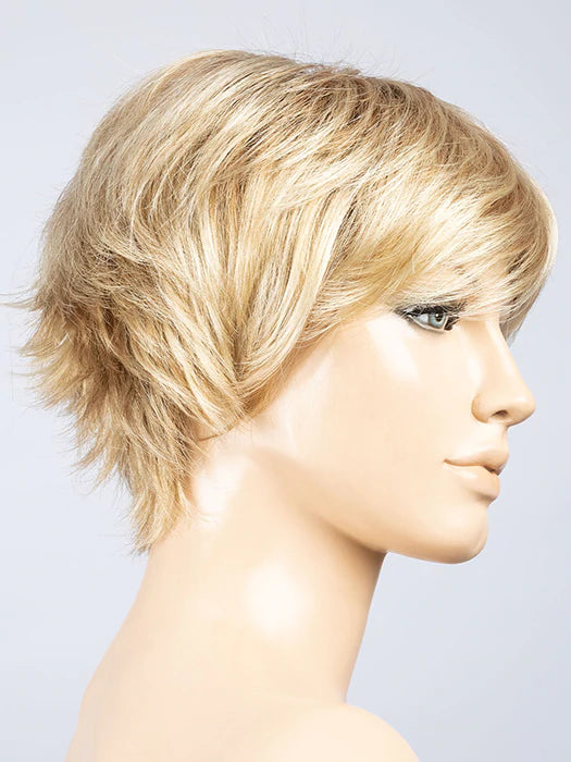 Champagne Shaded | Lightest Ash Blonde, Medium Ash Blonde with Light Golden Blonde blend with dark shaded roots