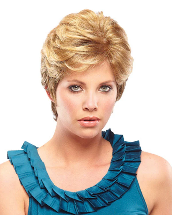 Synthetic Wigs for Women with Short Hair-Josie | Monofilament Synthetic Wig by Jon Renau