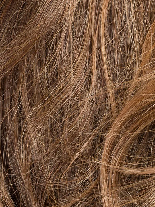 NOUGAT TIPPED 8.12.830 | Medium Brown, Light Auburn, and Lightest Brown Blend with Lighter Tipped Ends