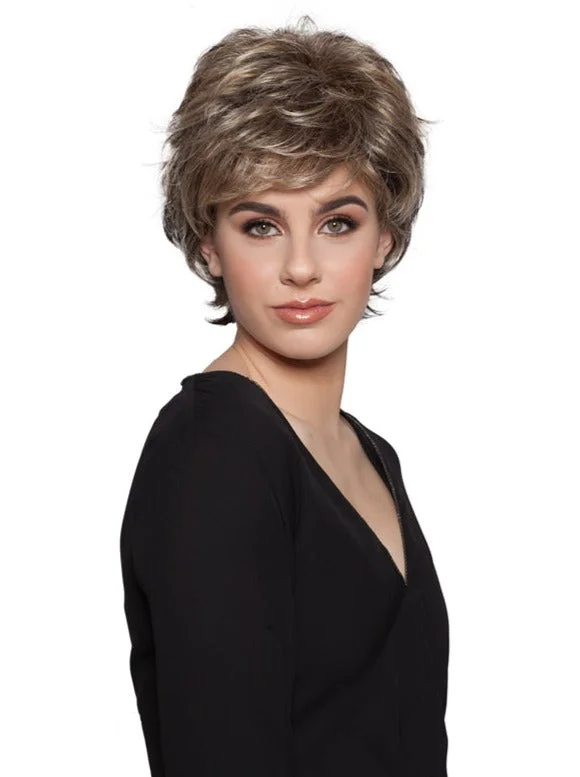 Glueless Human Hair Wigs for Special Events-Felicity Wig by WigPro | Synthetic Hair | Average Cap