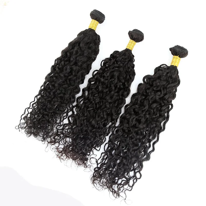 Human Hair Weft Bundles for Sew-In Installations---Jerry Curly Brazilian Human Hair Bundles Natural Color Human Hair Weft Bundles for Sew-In Installations---Jerry Curly Brazilian Human Hair Bundles Natural Color