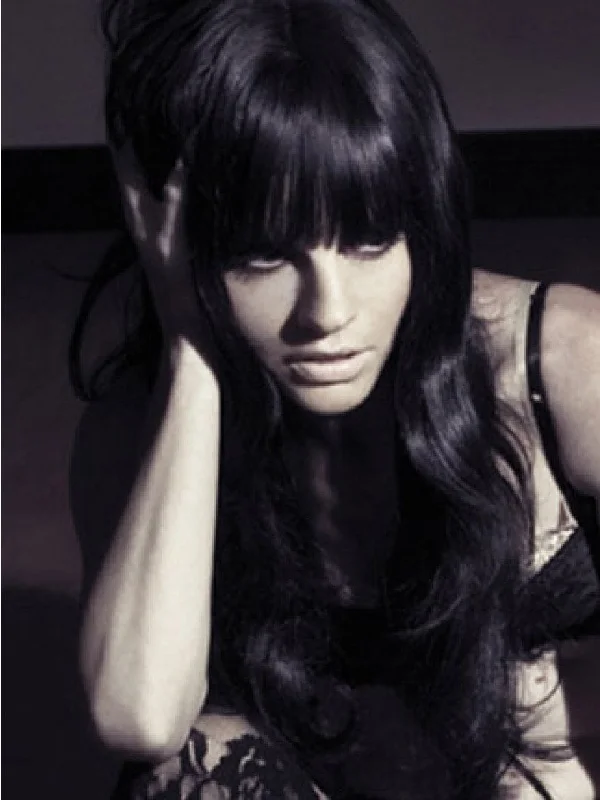 Glueless Human Hair Wigs for Natural Hair Replacement-Sugar Rush | Synthetic Wig (Basic Cap)