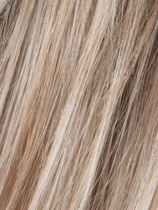 PEARL BLONDE ROOTED | Medium ash blonde base with Off-white "pearl" platinum highlights and dark ash blonde roots.