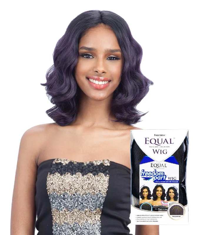 Glueless Human Hair Wigs with a Natural Part-Shake-N-Go Equal Freedom Part Wig -02