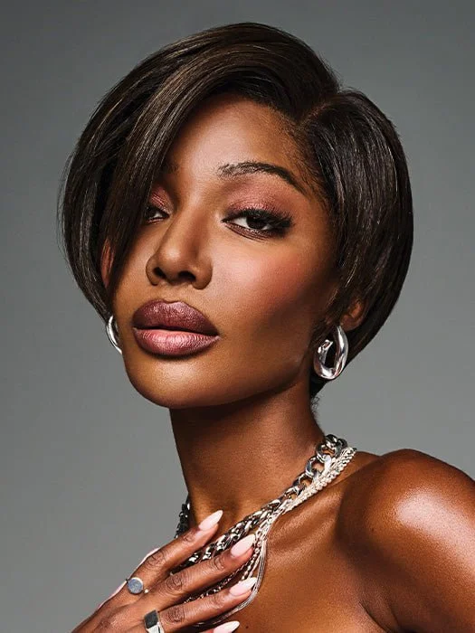Glueless Human Hair Wigs with Easy Installation-Jayla | Synthetic Lace Front Wig (Mono Part)