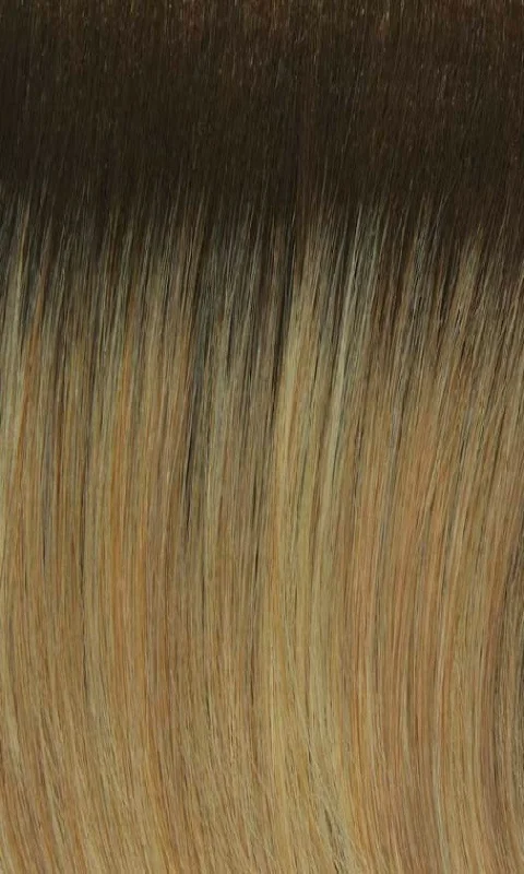 25GR | Golden blonde highlighted blend with subtle hints of strawberry and chestnut roots