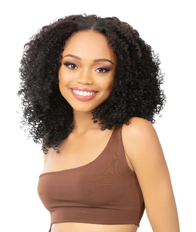 Glueless Human Hair Wigs for a Glamorous Look-Nutique Best Friend Forever Human Blend U Part Wig- Tamia