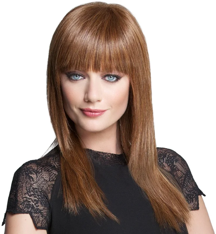 Synthetic Wigs for High-End Styles-Sleek & Straight Wig by TressAllure | Heat Friendly Synthetic Hair | Average Cap