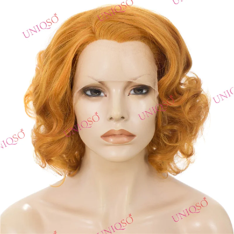 Premium Wig - Burnt Honey Lace Front wigtop-rated no lace wigs, best wigs, high-quality no lace wigs, top-rated glueless wigs