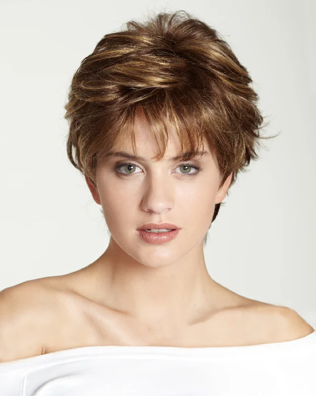 Glueless Human Hair Wigs for Short and Long Curls-Frisco | Monofilament Synthetic Wig by Dream USA Glueless Human Hair Wigs for Short and Long Curls-Frisco | Monofilament Synthetic Wig by Dream USA