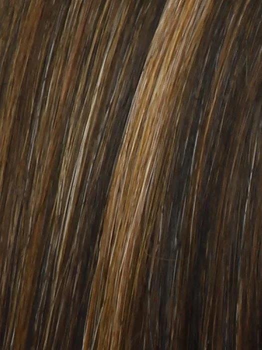 RL8/29SS | Shaded Hazelnut | Warm Medium Brown Evenly Blended with Ginger Blonde with Dark Roots