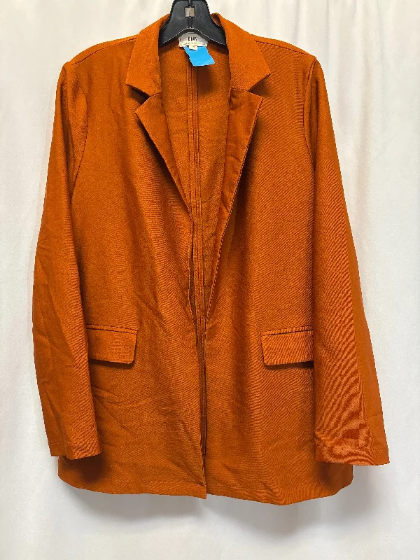 Blazer By Clothes Mentor In Orange, Size: M