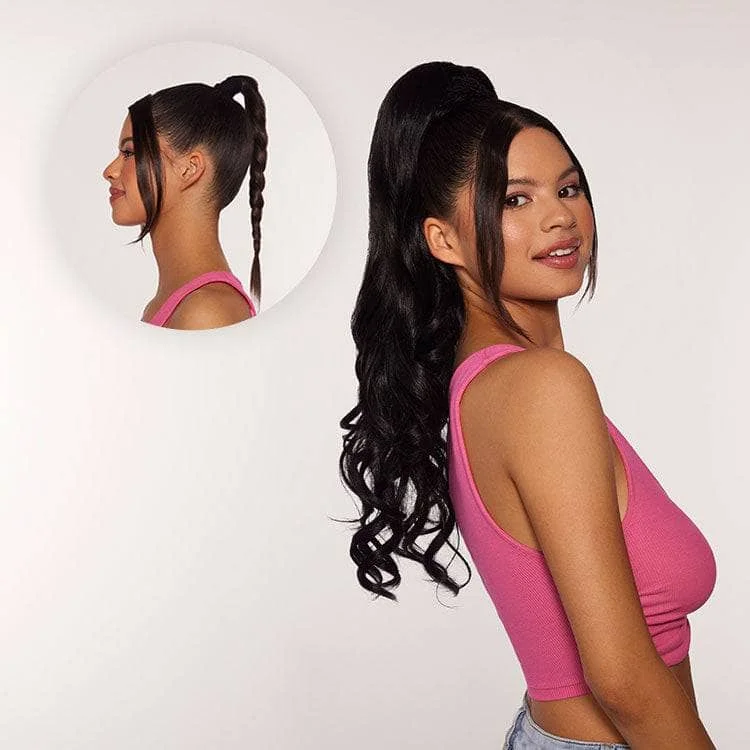 clip-in ponytail extensions, premium ponytail extensions, high-quality clip-in ponytails, 100% human hair ponytails---Maddy Ponytail Extension clip-in ponytail extensions, premium ponytail extensions, high-quality clip-in ponytails, 100% human hair ponytails---Maddy Ponytail Extension