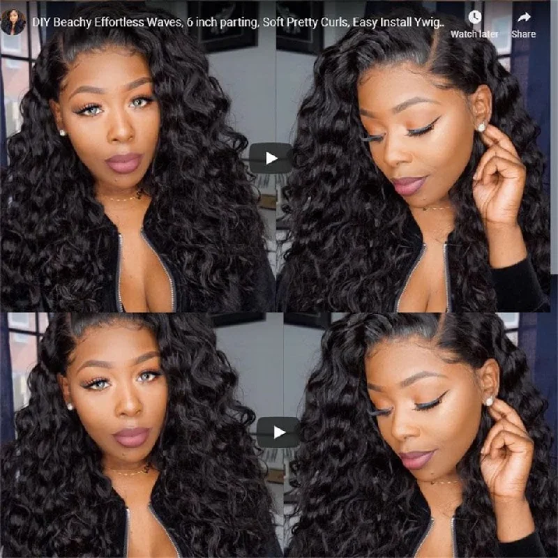 Premium No Lace Wigs Collection--Natural Wave 13 x 6 Lace Front Wigs AFB26