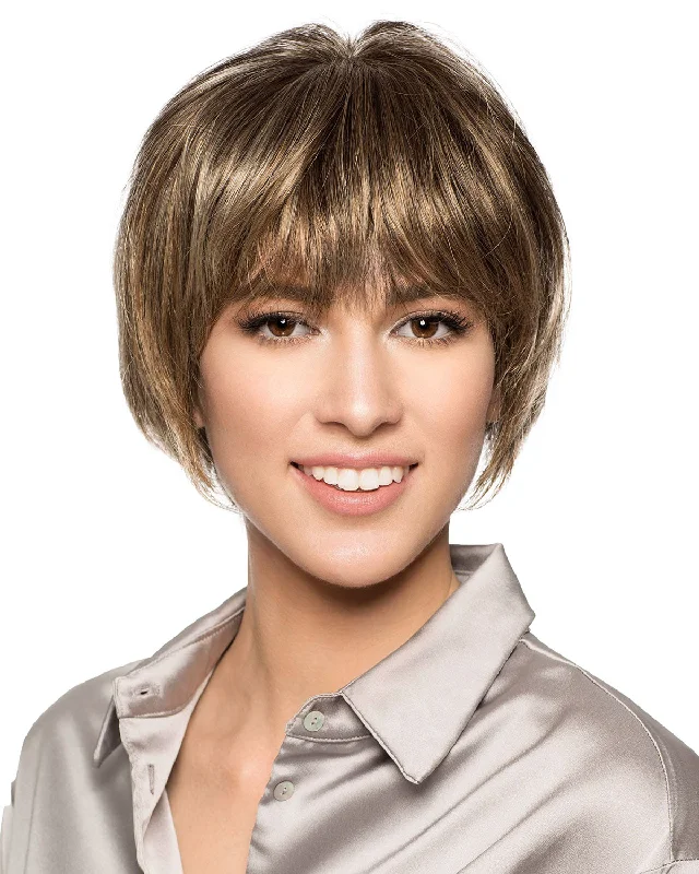 Glueless Human Hair Wigs for Natural Styles-Cutting Edge | Monofilament Synthetic Wig by Wig Pro Glueless Human Hair Wigs for Natural Styles-Cutting Edge | Monofilament Synthetic Wig by Wig Pro