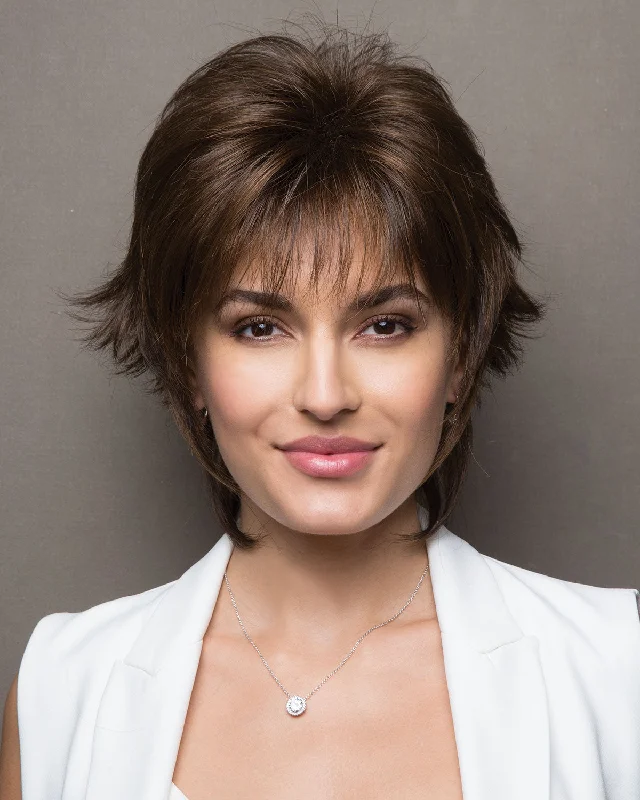 Glueless Human Hair Wigs for a Chic Look-Millie | Synthetic Wig by Noriko