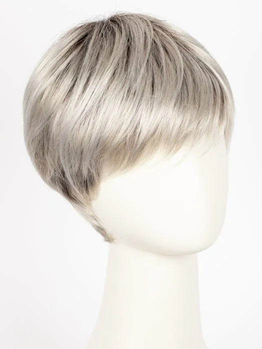 SILVER-BLONDE-ROOTED