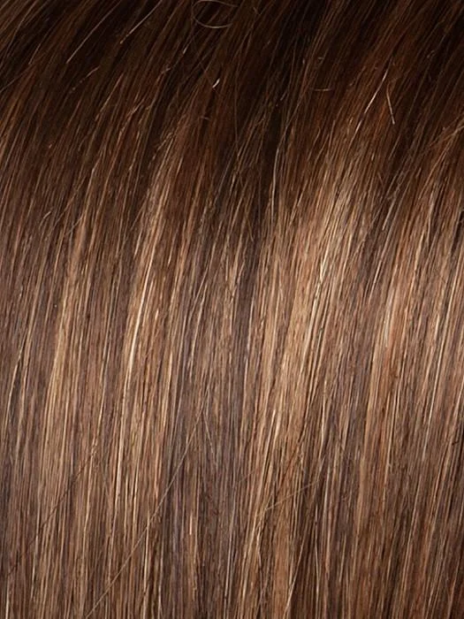 Hot Mocca Rooted 830.27.33 | Warm Medium Brown, Light Auburn, and Dark Auburn Blend