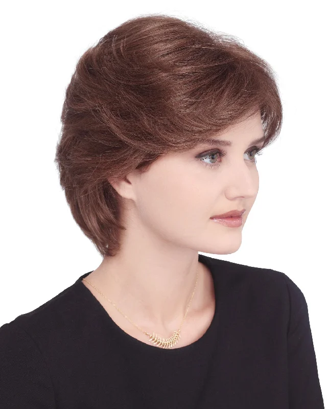 Synthetic Wigs with Minimal Shedding-Meg Petite | Monofilament Synthetic Wig by Louis Ferre Synthetic Wigs with Minimal Shedding-Meg Petite | Monofilament Synthetic Wig by Louis Ferre