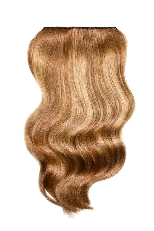 Human Hair Weft Bundles for Sew-In Installations---Double Wefted Full Head Clip in Hair Extensions - Cinnamon Swirl Balayage Human Hair Weft Bundles for Sew-In Installations---Double Wefted Full Head Clip in Hair Extensions - Cinnamon Swirl Balayage
