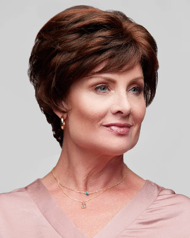 Synthetic Wigs for Women-Estelle | Monofilament Synthetic Wig by Henry Margu