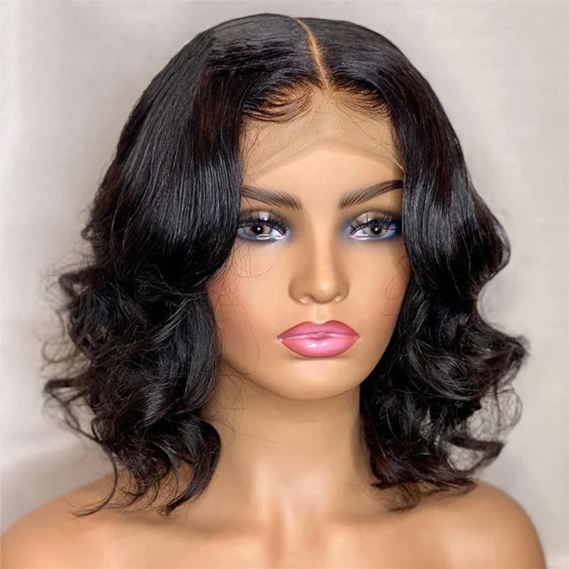 Premium Wig - Twisted Curls Short Hair Big Wave Front Lace Wigtop-rated no lace wigs, best wigs, high-quality no lace wigs, top-rated glueless wigs