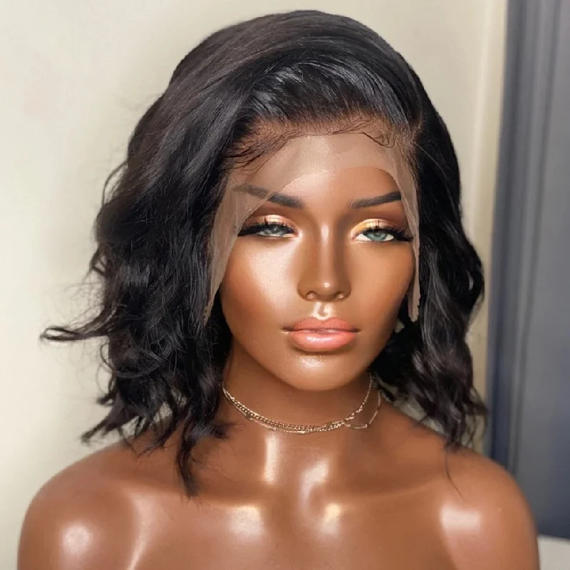Premium Wig - Big Bling Black Short Curly Lace Front Wigtop-rated no lace wigs, best wigs, high-quality no lace wigs, top-rated glueless wigs