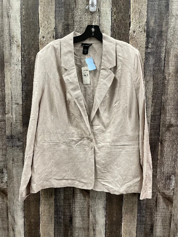 Blazer By Lane Bryant In Brown, Size: 4x