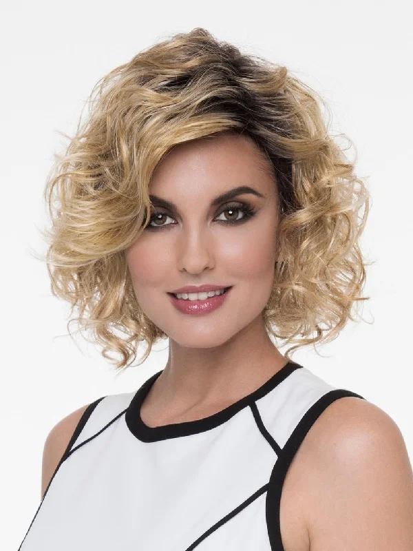 Glueless Full Lace Human Hair Wigs-Bianca | Synthetic Wig (Basic Cap)