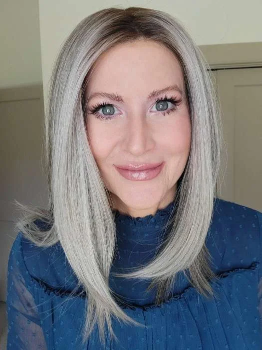 Synthetic Wigs with Voluminous Curls-Undercut Bob | Synthetic Lace Front Wig (Mono Top) Synthetic Wigs with Voluminous Curls-Undercut Bob | Synthetic Lace Front Wig (Mono Top)