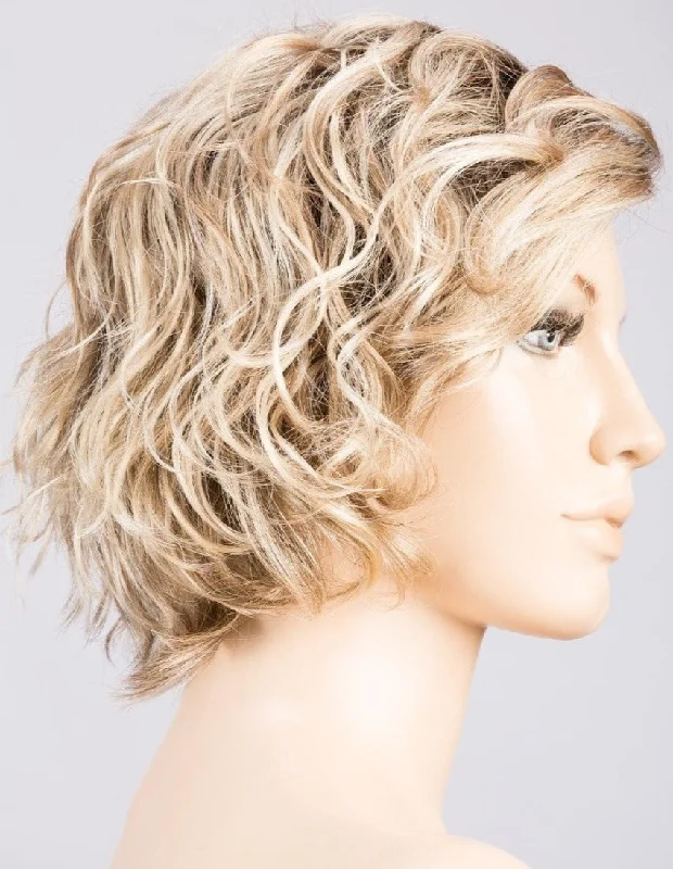 SANDY BLONDE ROOTED | Medium Honey Blonde Light Ash Blonde and Lightest Reddish Brown blend with Dark Roots
