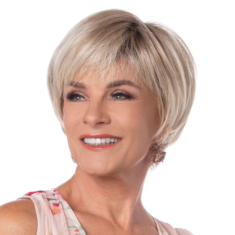 Synthetic Wigs for Stress-Free Styling-Contemporary Bob Wig by Toni Brattin | Heat Friendly Synthetic Hair | Average Cap Synthetic Wigs for Stress-Free Styling-Contemporary Bob Wig by Toni Brattin | Heat Friendly Synthetic Hair | Average Cap