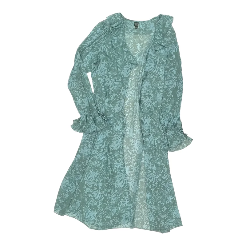 Kimono By Wild Fable In Teal, Size:Xxl