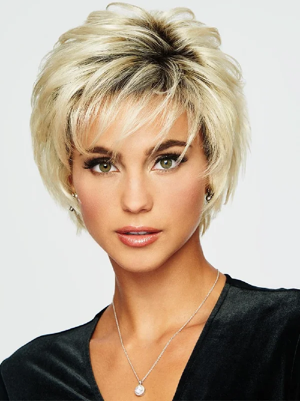 Glueless Lace Front Human Hair Wigs-Voltage Large | Synthetic Wig (Basic Cap)